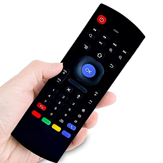 Universal Remote Air Mouse Smart Wireless Voice Command Air fly  Mouse Keyboard for Smart TV, Android TV Box, Projector, Computer and PC  Gaming