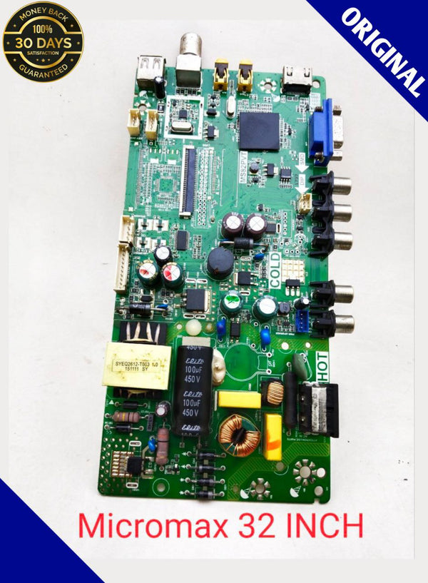 MICROMAX 32 INCH LED TV MOTHERBOARD. PART NO :- MS82PVT