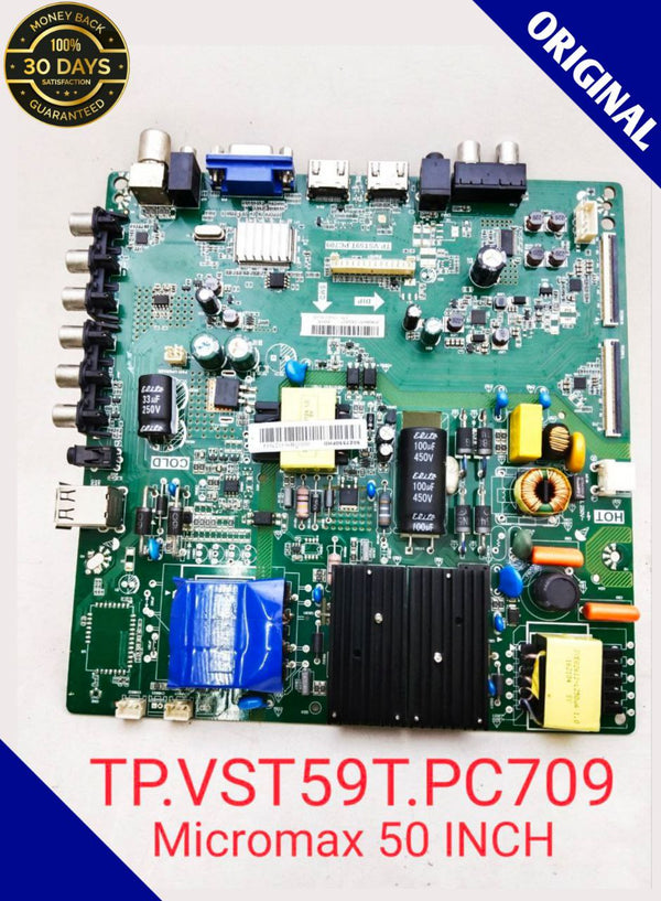 MICROMAX 50 INCH LED TV MOTHERBOARD. MODEL-50Z7550FHD