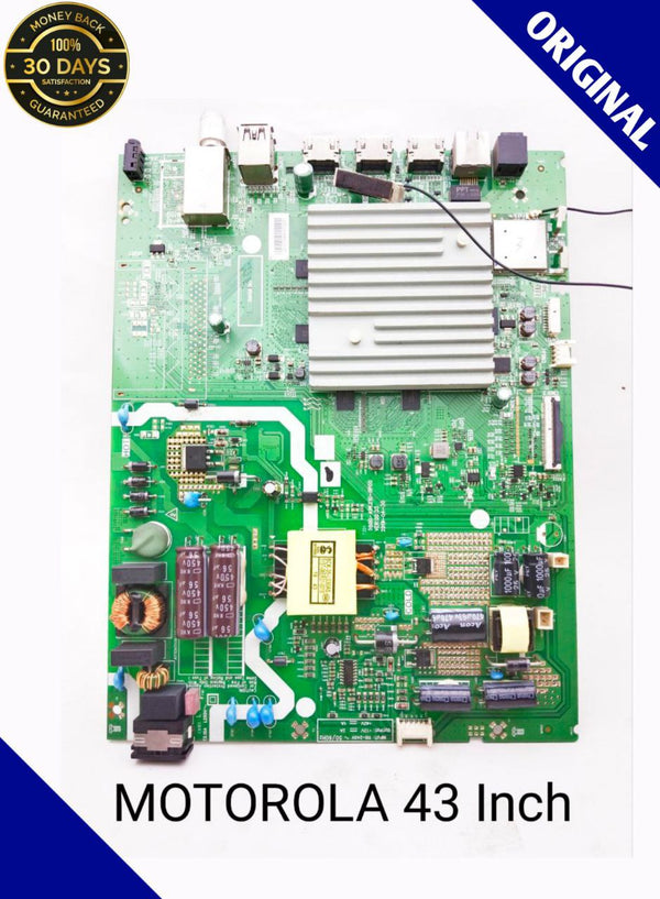 MOTOROLA  43 Inch SMART LED TV MOTHERBOARD. P/N:- 5800-A9K21G-0P00