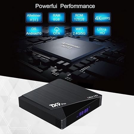 TV Box TX9 Pro Android 12.0, 4GB RAM 32GB ROM, Support