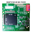 4K TO 2K LVDS CONVERTER QK-72339 logic board 3840*2160 for 4K Screen