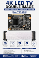 4K LED TV Double Image Modify Partition Converter Adapter QK-72339D