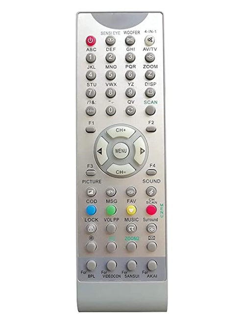 AKAI SHOWVIEW リモコン AKAI UN10 LX366 BVSA 4in1 CRT TV Remote Controlle for