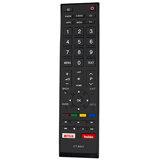 TOSHIBA LED TV CT-8547 Remote Control