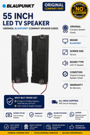 BLAUPUNKT 55 INCH LED TV SPEAKER