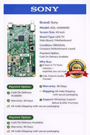 SONY KDL-43W6600 LED TV MOTHERBOARD