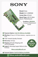 SONY KDL-43W950C LED TV MOTHERBOARD