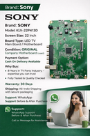SONY KLV-22P413D LED TV MOTHERBOARD