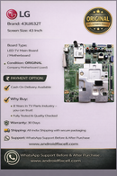 LG 43UJ632T LED TV MOTHERBOARD