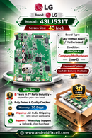 LG 43LJ531T LED TV MOTHER BOARD
