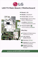 LG 43UJ652T LED TV MOTHERBOARD