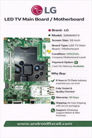 LG 55NANO73 LED TV MOTHERBOARD
