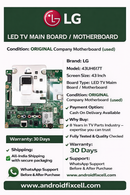 LG 43UH617T LED TV MOTHER BOARD