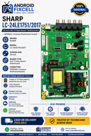 SHARP LC24LE1751 2017 24 INCH LED TV MOTHERBOARD