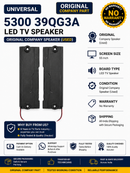 5300 39QG3A 55 INCH LED TV SPEAKER