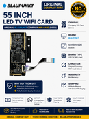 BLAUPUNKT 55 INCH LED TV WIFI CARD