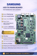 SAMSUNG UA22F5100AR LED TV MOTHERBOARD