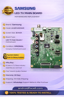 SAMSUNG UA32FH4003AR LED TV MOTHERBOARD
