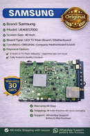 SAMSUNG UE40ES7000 LED TV MOTHERBOARD