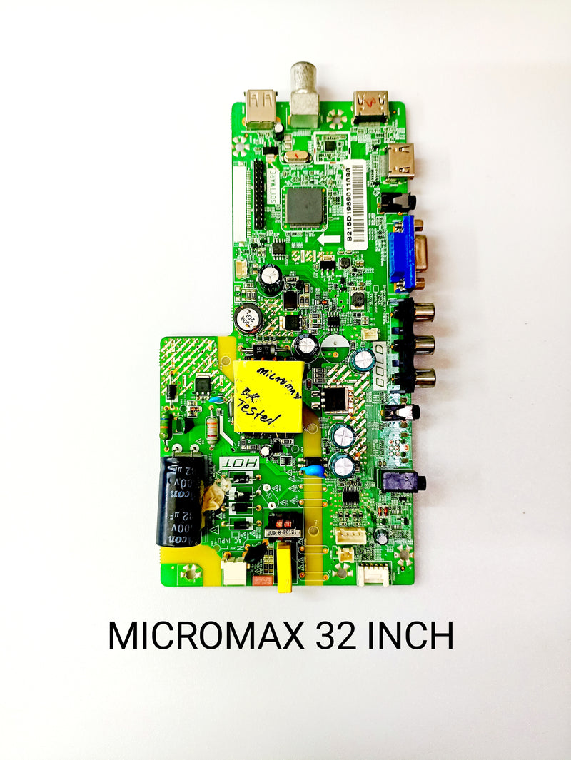 MICROMAX 32 INCH LED TV MOTHERBOARD.
