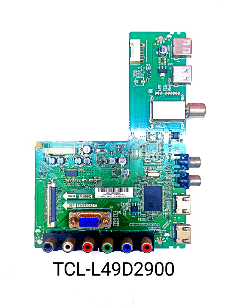 TCL-L49D2900 LED TV MOTHERBOARD. TCL 49 INCH MOTHERBOARD