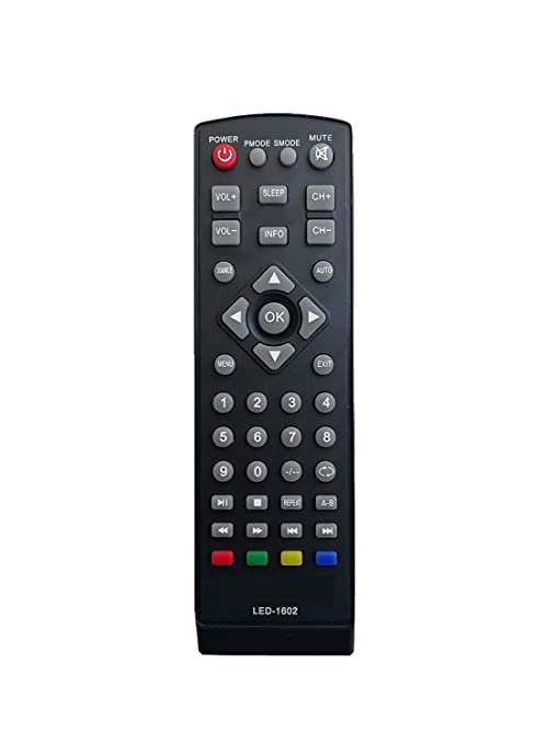 INTEX LED-1602 LED LCD TV Remote Control with LED LCD TV INTEX