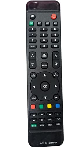 INTEX SH3204 SH4004 Remote Control for Intex LED LCD TV