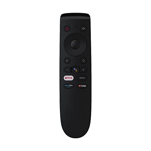 oneplus Remote Bluetooth Voice Command Remote   | 1+ Android TV Remote | one plus tv Remote with Netflix YouTube Prime Video and Google Assistant Hot Keys - Pairing Must