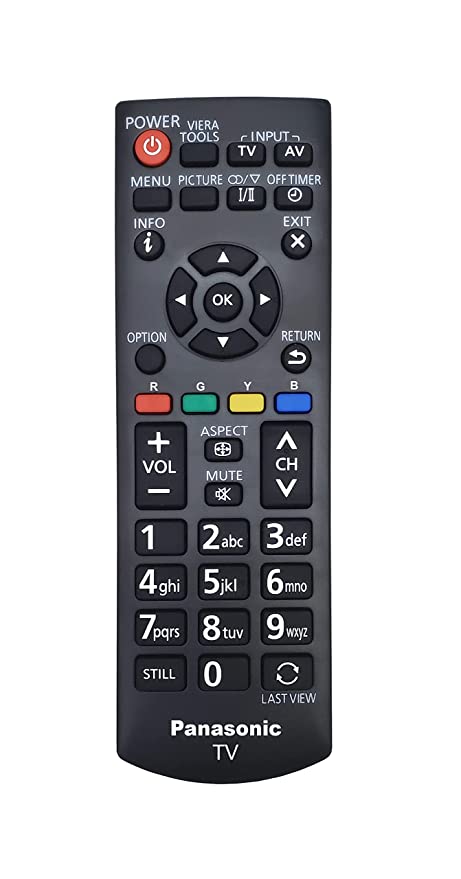 PANASONIC LCD/LED TVRemote No.N2QAYB000825