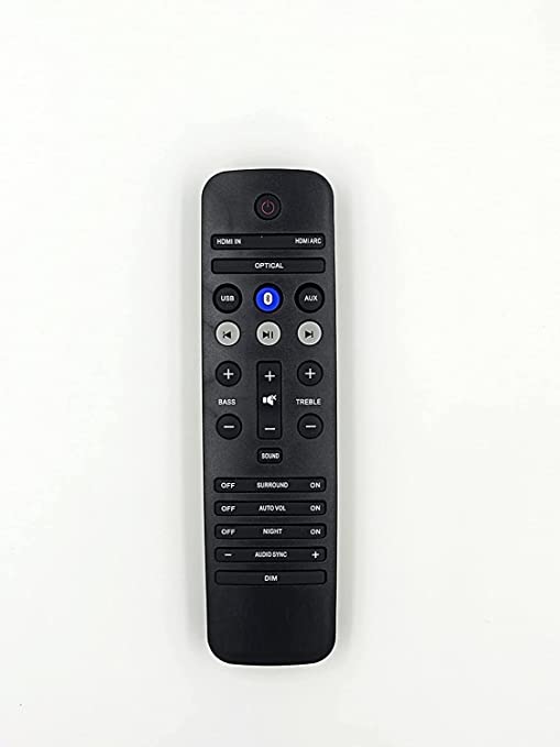 PHILIPS Remote Control for HTL5140B Model Sound Bar TV Remote (Black, phi Optical hm_5)