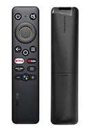 REALME Remote Control Bluetooth Voice Command Remote for  TV with Netflix, Prime Video and Google Assistant Hot Keys. Pairing Must Between TV and Remote