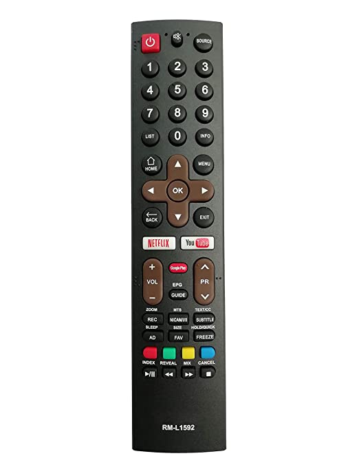 SKYWORTH RM-L1592 LED LCD Smart TV Remote Control for Function Netflix YouTube