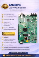SAMSUNG UA32T4010ARXXL TV MOTHER BOARD.