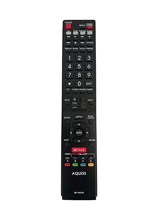 SHARP GB118WJSA LED LCD TV Remote Control  for LED/LCD Sharp AQUOS