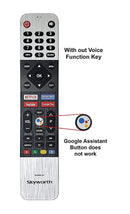 SKYWORTH LED/LCD Smart TV Remote Control with Netflix, YouTube & Google Play Functions, (Without Voice Function)
