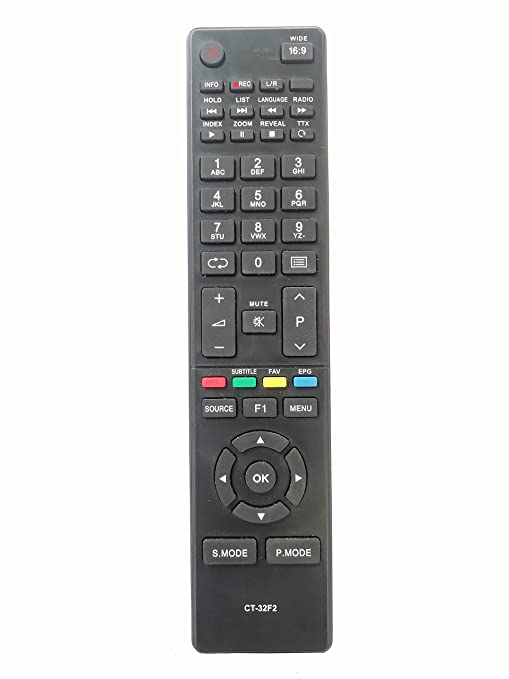 TOSHIBA CT-32F2 LCD LED Smart TV Remote Control