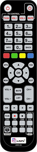 VIDEOCON Remote Set Top Box and  LED/LCD TV