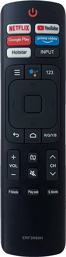 Vu Smart LED/LCD TV Remote for 4K Ultra HD Smart Android LED TV Remote Control (Without Voice Function)