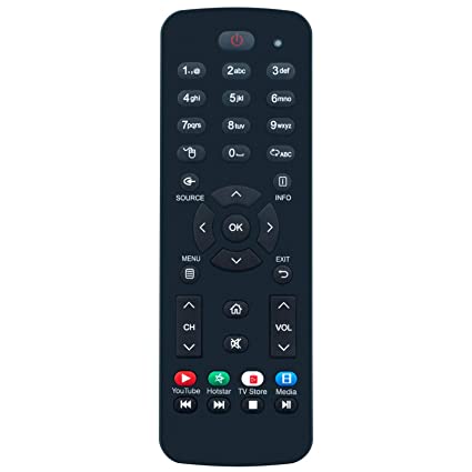 VU LCD LED HD TVs with YouTube Hotstar TVstore Media APP Keys