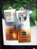 360° (3X1) -Z-25- (1000mm)(3.0A) Charging and Data Cable