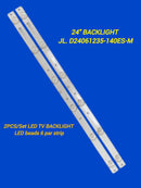 24" BACKLIGHT JL.D24061235-140ES-M 2PCS/SET LED TV BACKLIGHT LED BEADS 6 PAR STRIP