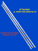 40' BACKLIGHT JL.D40071330-202ES-M_V0 3PCS/SET LED TV BACKLIGHT LED BEADS 7 PAR STRIP
