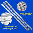 55UK6360PTE 3 PCS STRIP / 8 LED, LED TV BACKLIGHT