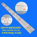 RH43-D2362X-01A-DK 3 PCS STRIP / 6 LED LIGHT