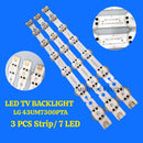 LG 43UM7300PTA 3 PCS STRIP / 7 LED LIGHT