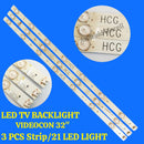 VIDEOCON 32" 3 PCS STRIP/21 LED LIGHT