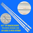 TCL43D10-ZC22AG-02E 3 PCS STRIP/10 LED LIGHT