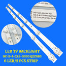 NC-S-4-2Z5-0050 QZZ8B5 2 PCS STRIP/ 6 LED LIGHT