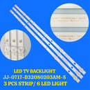 JJ-0717-D32080203AM-S 3 PCS STRIP / 6 LED LIGHT